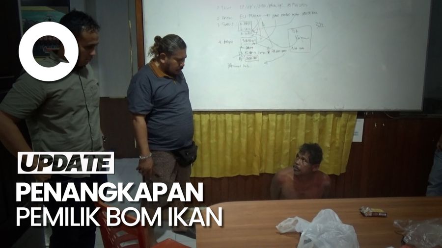 Momen Penyergapan Pemilik Bom Ikan di Pariaman Sumbar