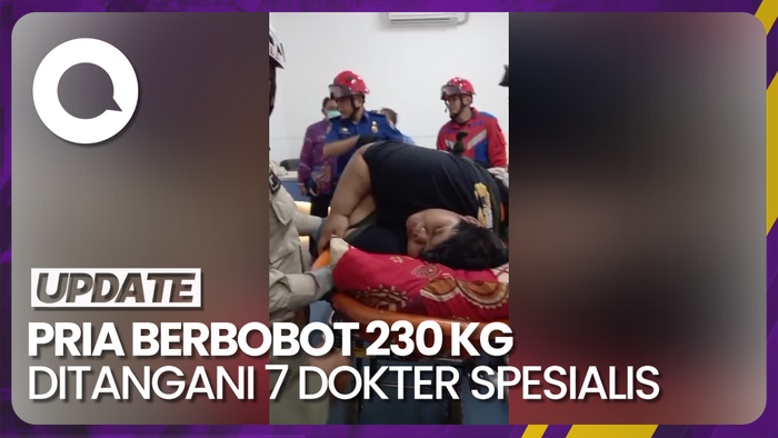 Usai Diobservasi, Kondisi Pria Berbobot 230 Kg Dinyatakan Stabil