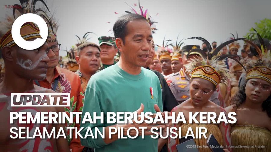 Jokowi Tak Diam soal Pilot Susi Air: Kita Sudah Berupaya dengan Sangat
