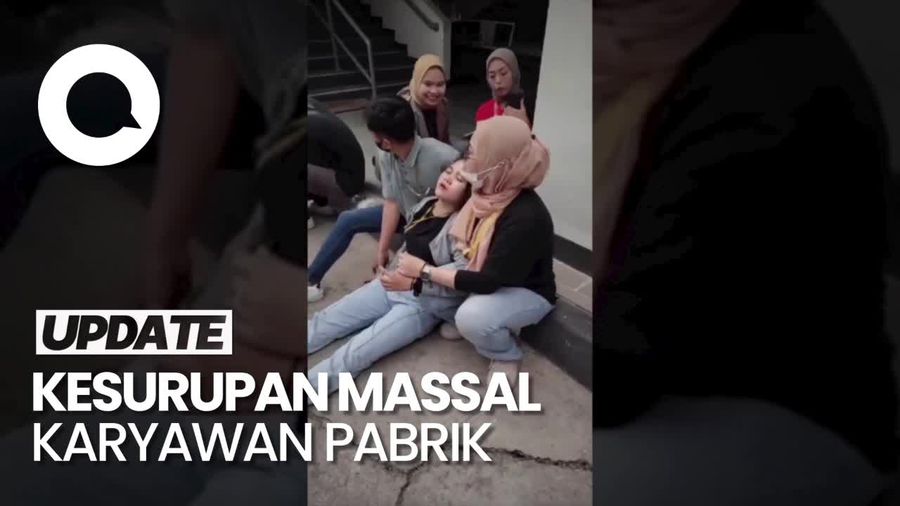 Momen Mencekam Kesurupan Massal 100 Karyawan Pabrik di Majalengka