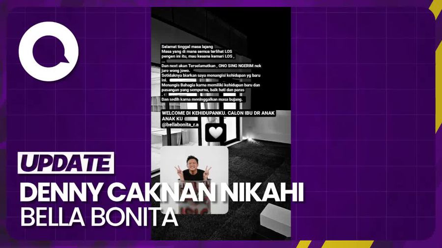 Nikah Hari Ini, Denny Caknan Ngaku Bahagia Sekaligus Sedih
