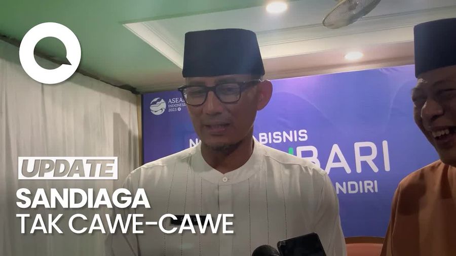 Sandiaga Uno Tegaskan Tak Cawe-cawe Urusan Cawapres