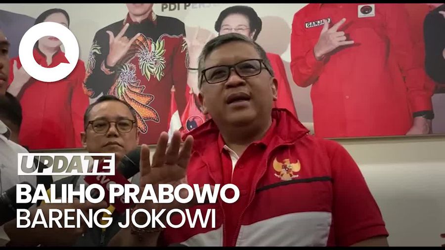 PDIP Sentil Kemunculan Baliho Prabowo-Jokowi: Untuk Pancing Elektoral