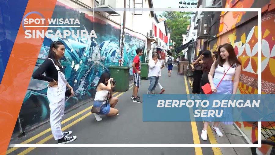 Seru-seruan di Pusatnya Street Art yang Colorfull, Singapura
