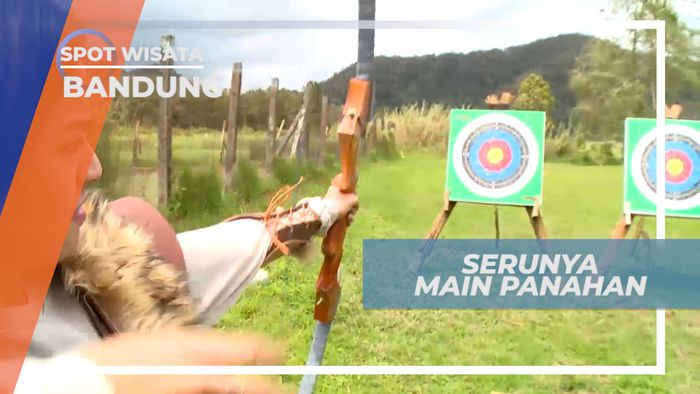 Seru-seruan Adu Jitu Memanah Target Tepat Sasaran, Bandung