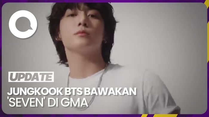 Jungkook BTS Perdana Bawakan Seven di Good Morning America Summer Concert Series