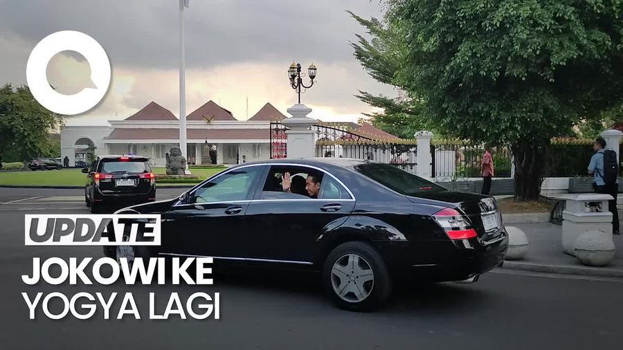 Momen Jokowi Kembali ke Yogya
