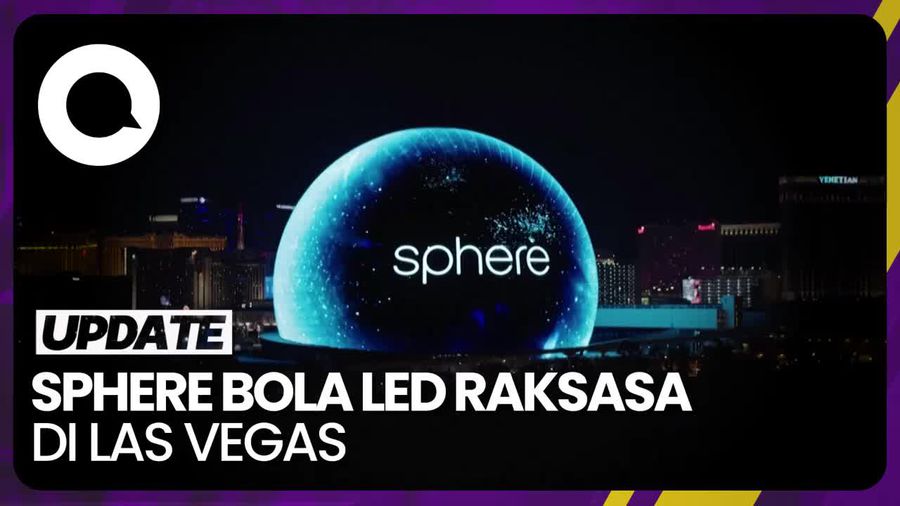 Melihat Megahnya Bola LED Terbesar di Dunia