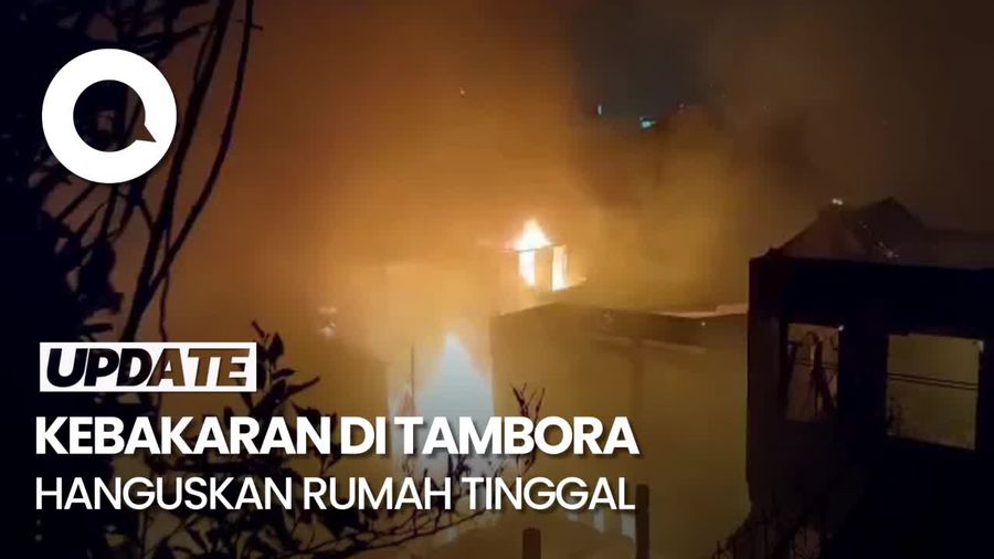 Kebakaran di Tambora Jakbar, 2 Petugas PJLP Terluka