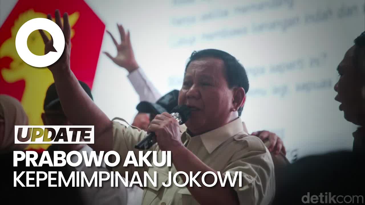 Prabowo: Kita Harus Berani Mengakui Kepemimpinan Presiden Jokowi