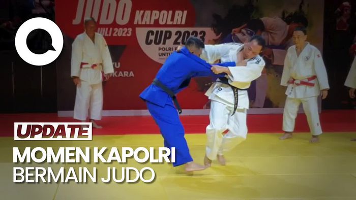 Kapolri Pamer Kebolehan Main Judo, Lincah hingga Banting Lawan