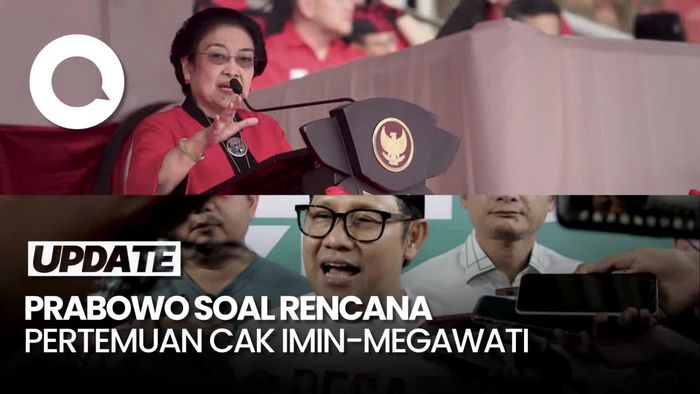 Cak Imin & Megawati Akan Bertemu, Prabowo: Kapan Saya Diterima Bu Mega?