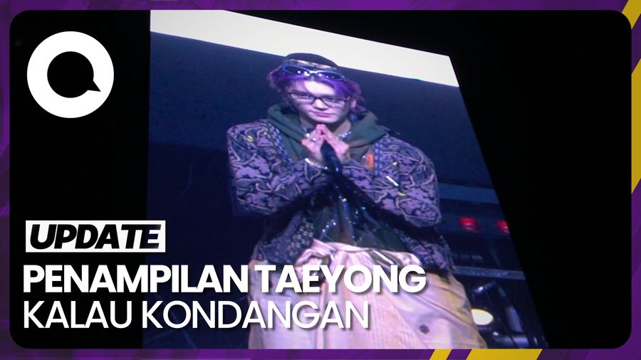 Kocaknya Taeyong Tampil Jadi Bapak-bapak Kondangan