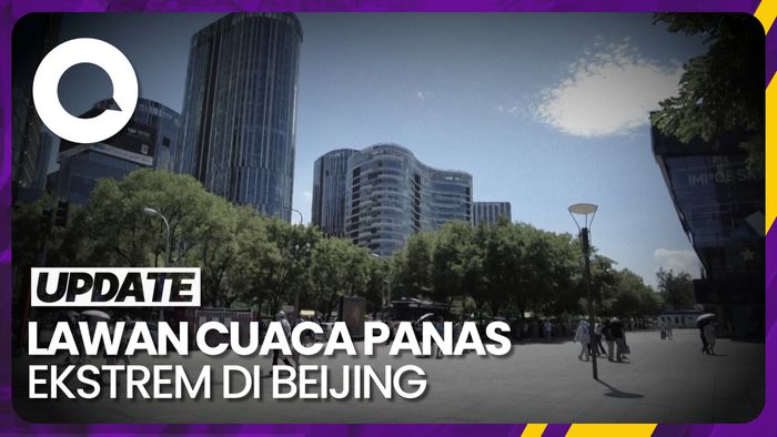 Perlengkapan Tempur Melawan Matahari Laris Manis di Beijing