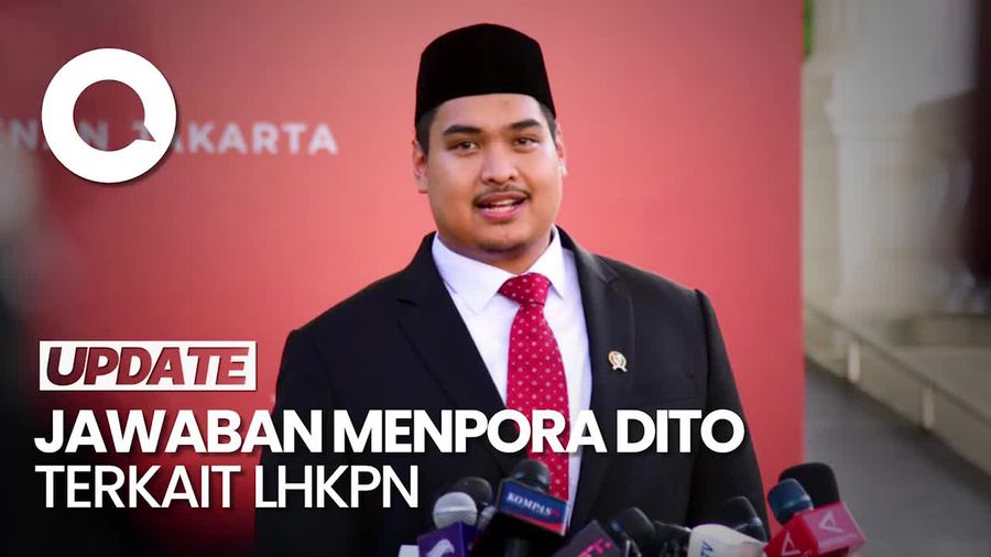 Kata Menpora Dito soal Belum Serahkan LHKPN ke KPK