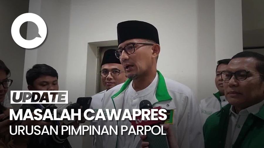 Didorong Jadi Cawapres Ganjar, Sandiaga Tak Mau Cawe-cawe