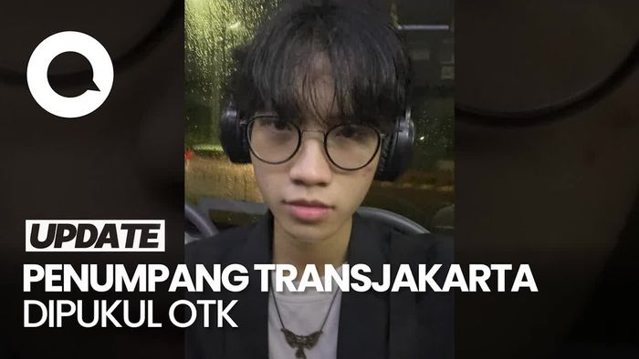 Viral Penumpang TransJakarta Dibogem Pria Tak Dikenal