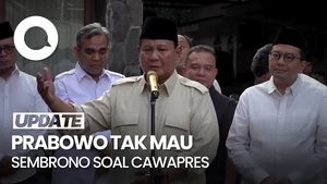 Prabowo Bicara soal Cawapres: Kita Tenang, Tak Boleh Gegabah