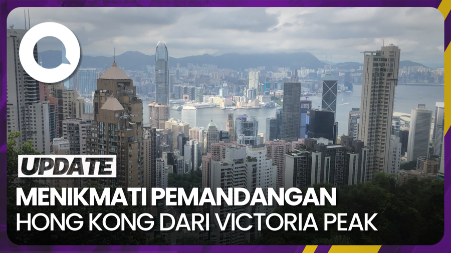 Menikmati Deretan Pencakar Langit Hong Kong dari Puncak Victoria