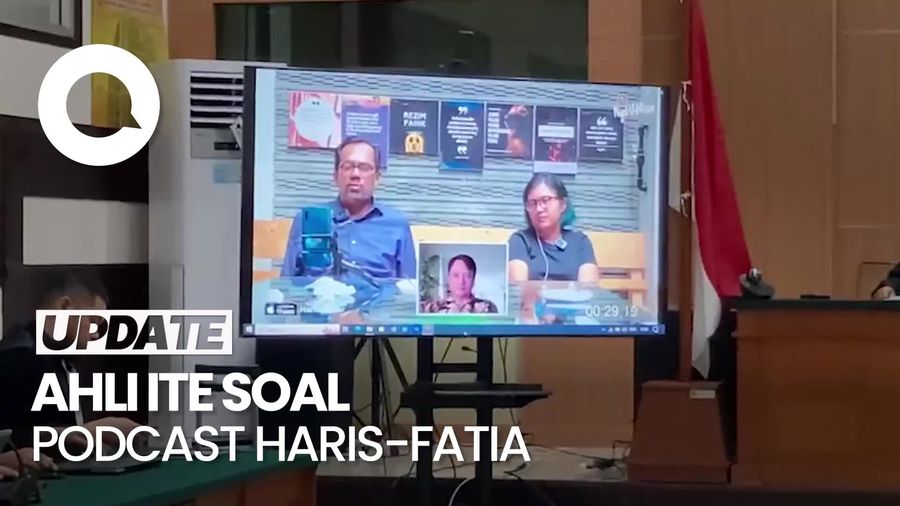 Momen Rekaman Podcast Haris-Fatia Diputar di Persidangan