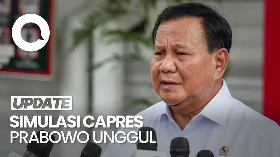 Survei Capres LSI: Prabowo 35,8%, Ganjar 32,2%, Anies 21,4%