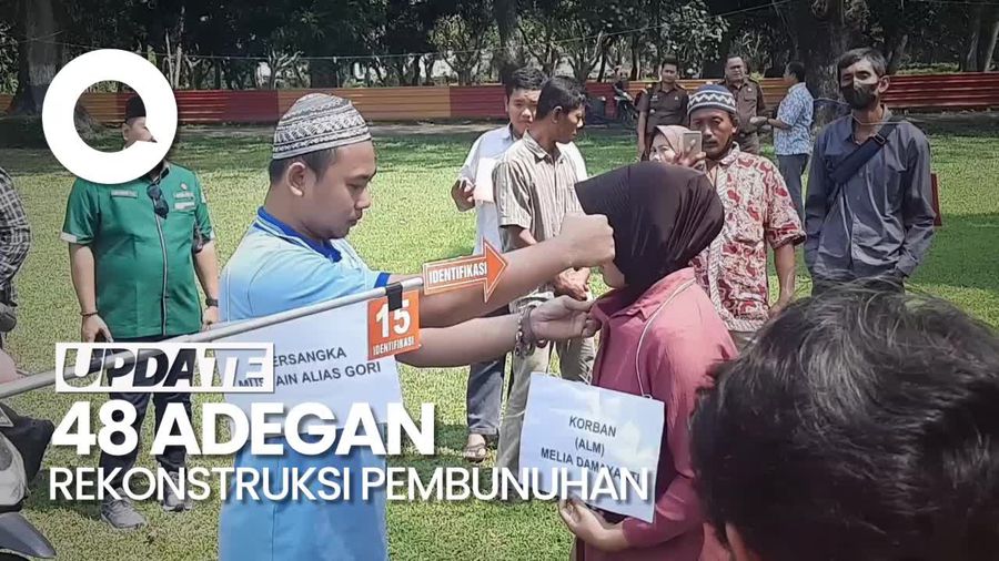 Polisi Gelar Rekonstruksi Pembunuhan Suami Terhadap Istri di Pati
