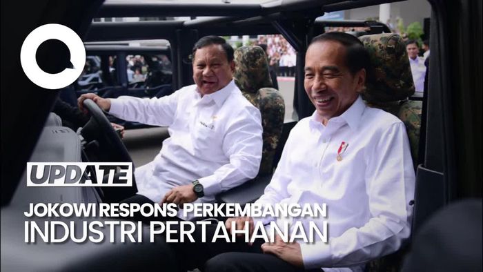 Prabowo Lapor Perkembangan Industri Pertahanan ke Jokowi: Puas-Gembira