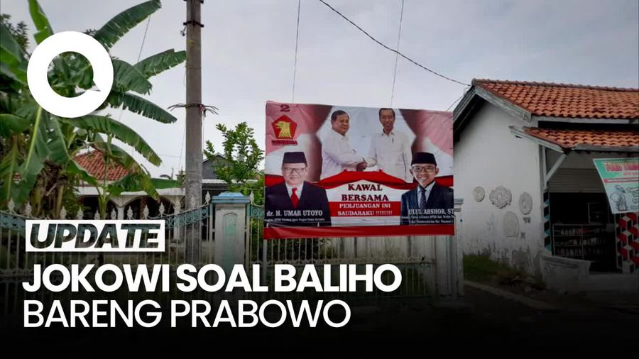 Soal Baliho Bareng Prabowo, Jokowi: Foto Saya Juga Dipasang PSI-NasDem