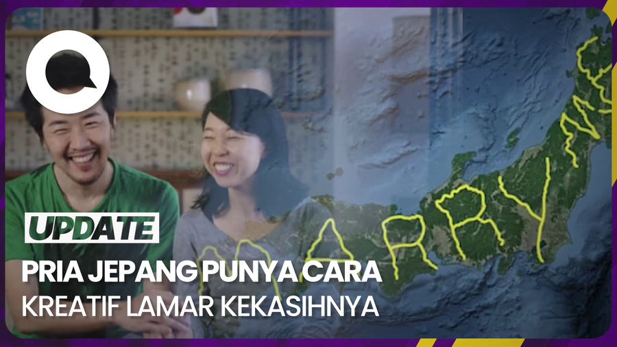 Pria Jepang Lamar Kekasih dengan GPS, Terbaca Marry Me di Google Earth