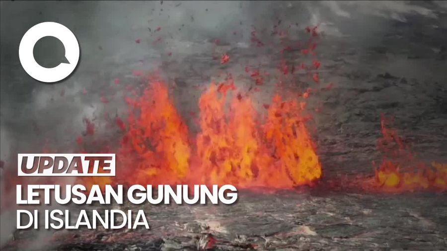 Gunung Berapi di Islandia Meletus di Dekat Ibu Kota