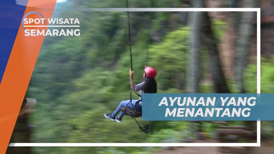 Ayunan Langit, Wahana Permainan yang Memacu Adrenalain di Sepakung, Semarang