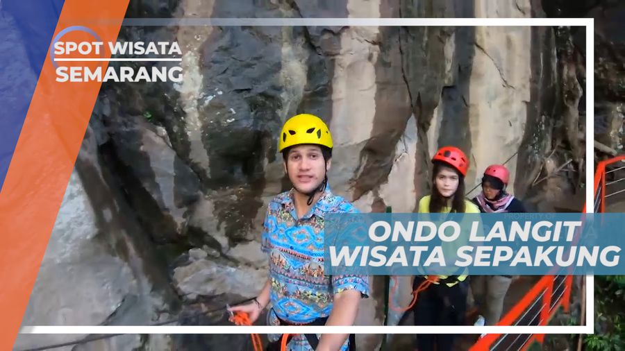 Ondo Langit, Sensasi Melewati Jembatan yang Menempel di Dinding Tebing, Semarang