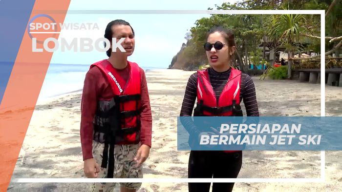 Bersiap Seru-seruan Bermain Jetski di Pantai, Lombok