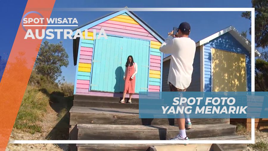 Berpose Nyentrik di Rumah Unik Dengan Warna-warni yang Cantik, Australia