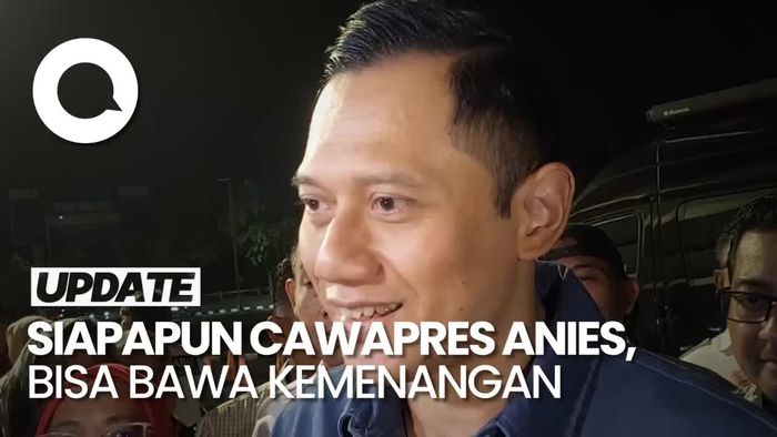 AHY soal Cawapres Anies: Mudah-mudahan Bisa Bawa Kemenangan