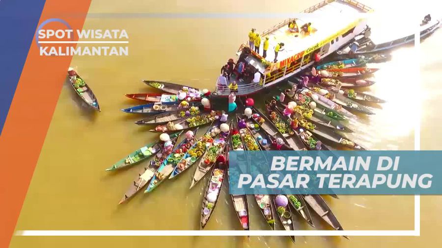 Berinteraksi Dengan Pedagang di Pasar Terapung yang Pandai Berpantun, Lok Baintan