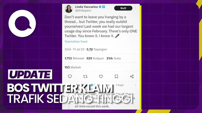 Tak Mau Kalah dengan Threads, Twitter Klaim Alami Peningkatan