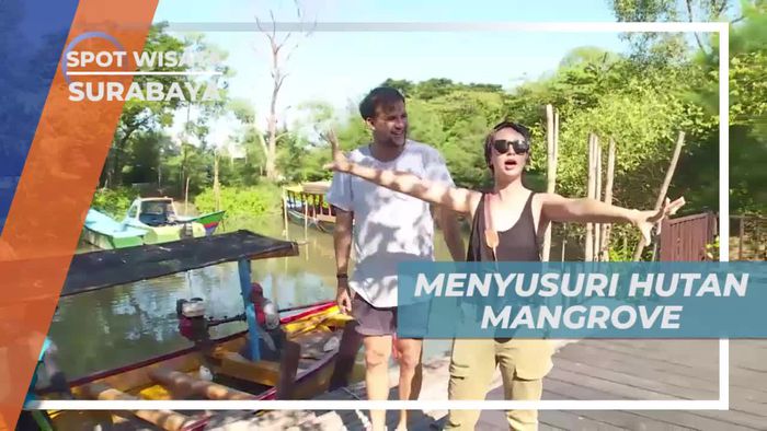 Berperahu Menyusuri Kawasan Hutan Mangrove Surabaya