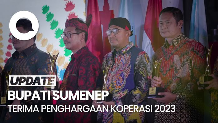 Raih Penghargaan, Bupati Sumenep Menjadi Pembina Koperasi Andalan
