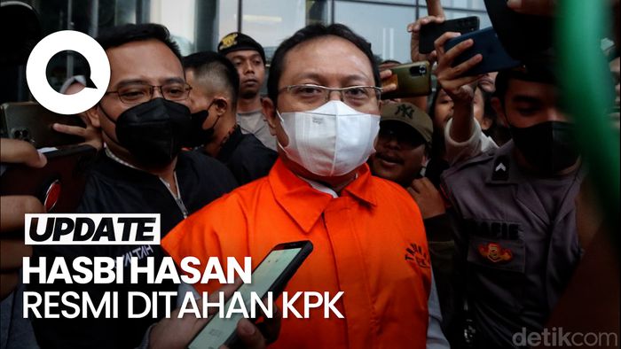 Penampakan Sekretaris MA Hasbi Hasan Berompi Tahanan KPK