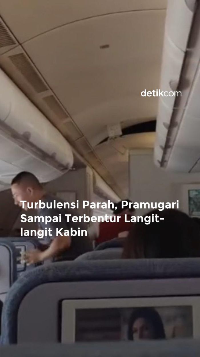 Momen Mengerikan saat Turbulensi