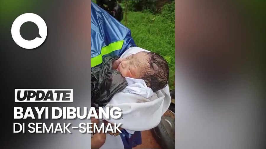 Momen Penemuan Bayi Baru Lahir Ditemukan di Semak-semak di Tanjungpinang