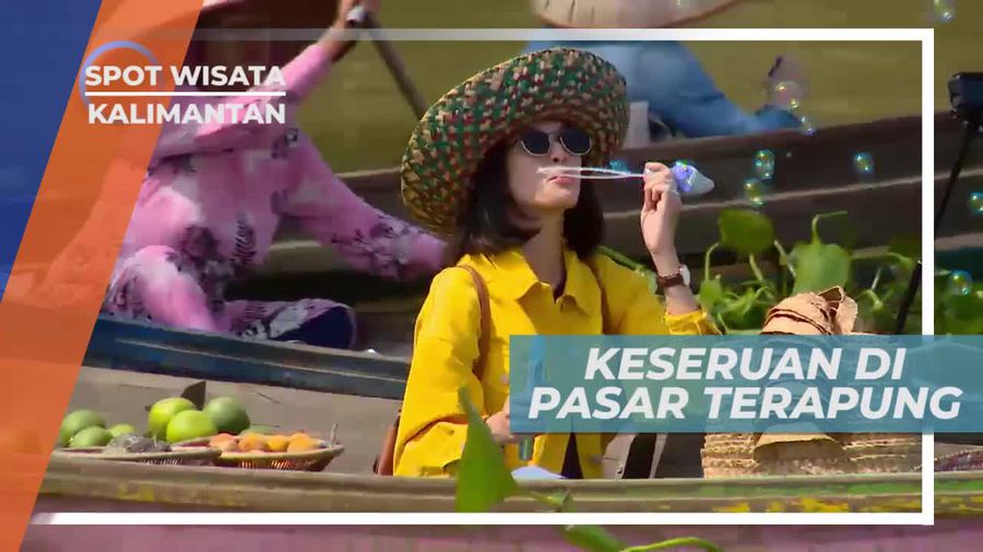 Belajar Pantun Bersama Pedagang di Pasar Terapung Lok Baintan