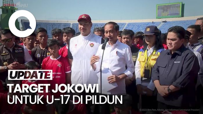 Target Jokowi untuk Timnas Indonesia di Pildun U-17: Syukur Bisa Juara