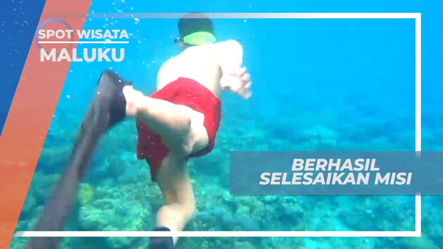 Pantai Lubang Buaya, Menyelam ke Dasar Laut Mencari Ikan Dengan Warna yang Berbeda, Maluku