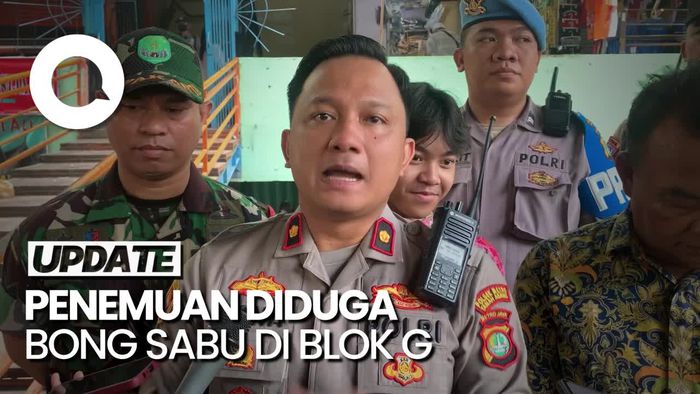 Polisi Sebut Diduga Bong Sabu di Pasar Tanah Abang Negatif Narkoba