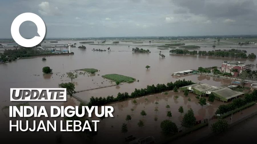 Banjir Bandang Landa India, 91 Orang Tewas-Ratusan Lainnya Dievakuasi