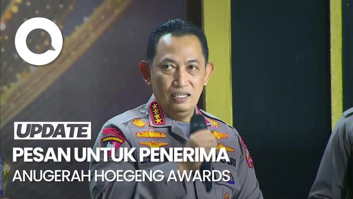 Pesan Kapolri ke 5 Penerima Hoegeng Awards: Jadilah Mutiara Yang Bersih