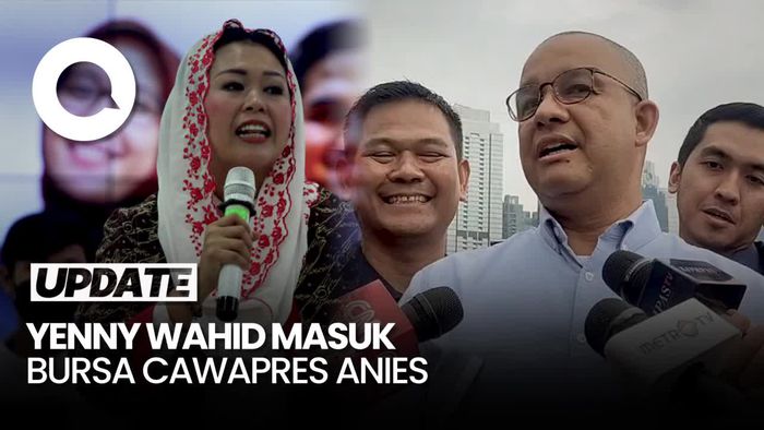 Jawaban Anies soal Yenny Wahid Masuk Bursa Cawapresnya