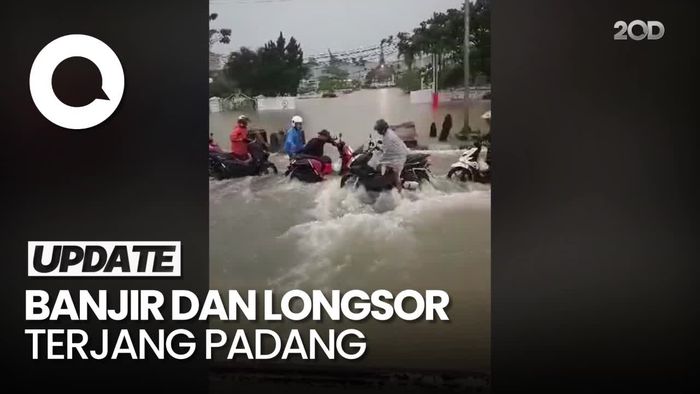 Padang Dilanda Banjir-Longsor, 2 Kakak Adik Tewas Tertimbun